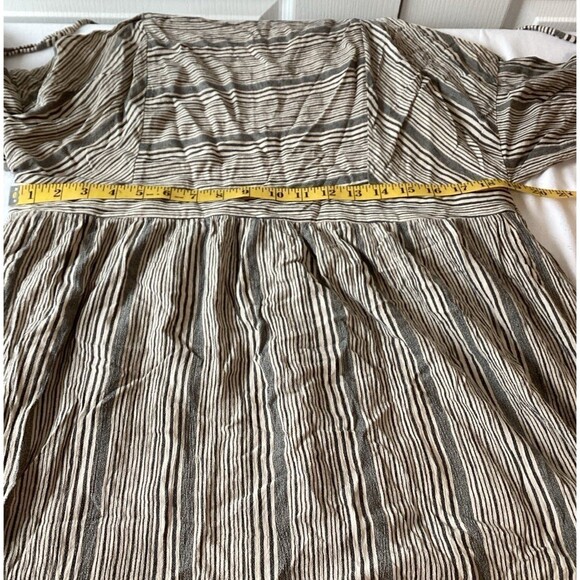 American Eagle Dress Women's Size XXL Color Gray White Spaghetti Strap Dress - Picture 6 of 7